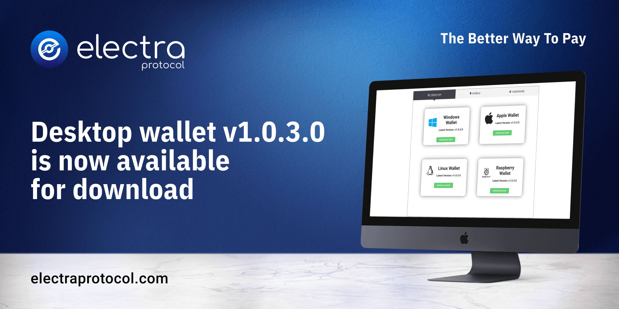 XEP Desktop Wallet Update Version 1.0.3.0 - Electra Protocol Wallet
