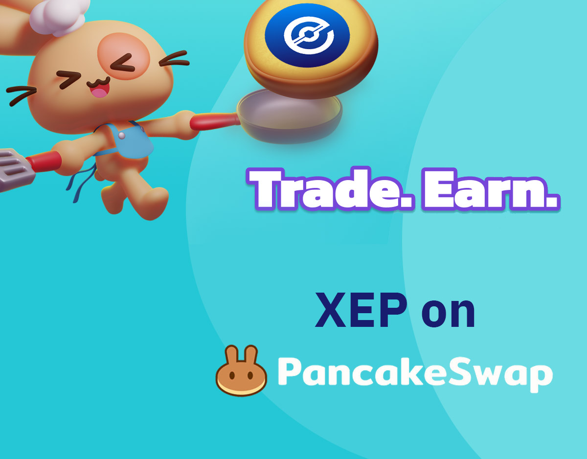 PancakeSwap - XEP trading - WXEP trading - liquidity pools