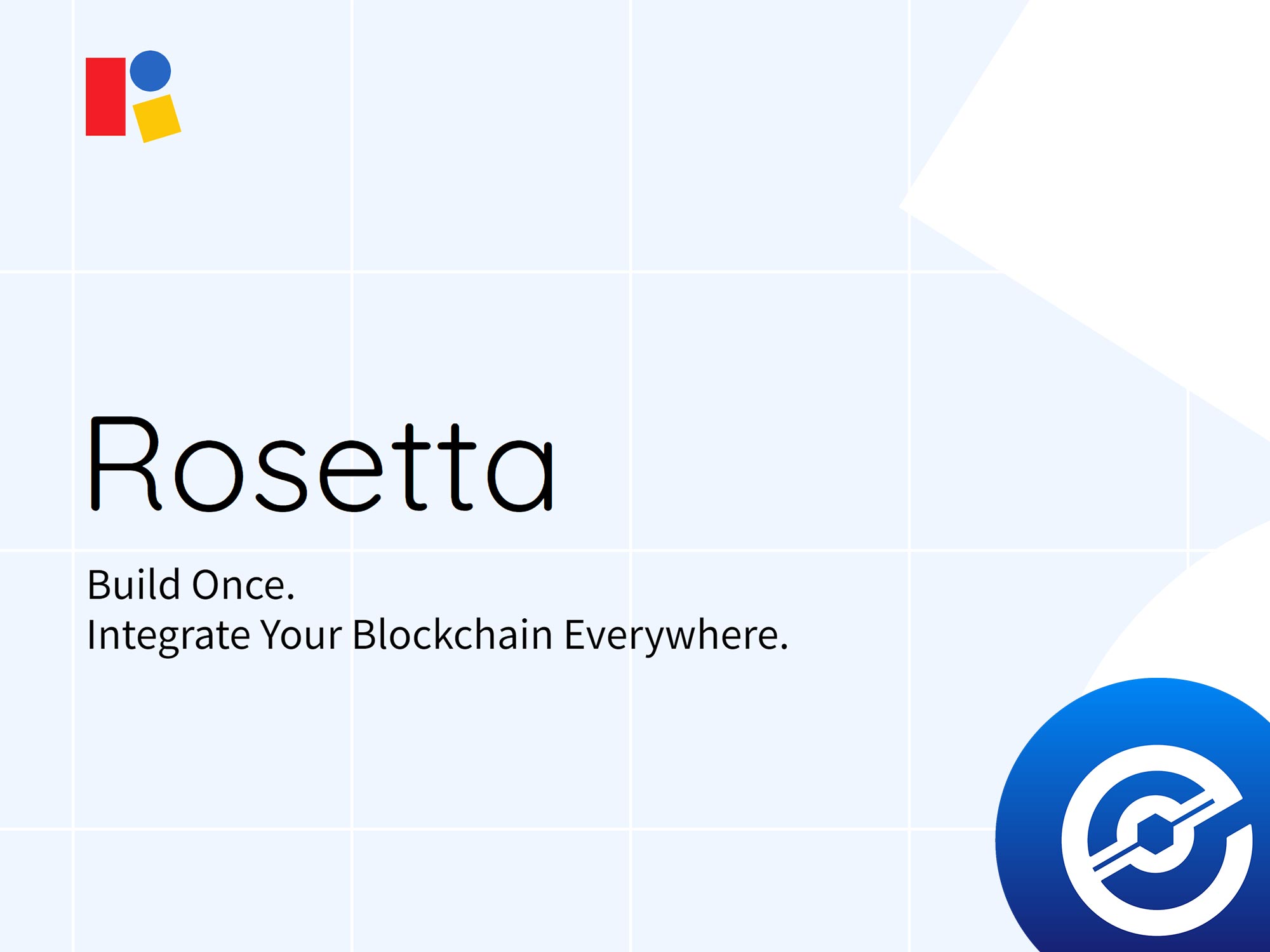 Rosetta API - XEP support - Electra Protocol middleware - blockchain integration